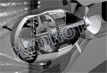 干潮頭部の球根 2m -20m の頭部の水力電気のための固定刃/調節可能な刃とのハイドロ タービン/水 tubine