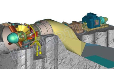高頭水力発電所のためのS型タービン