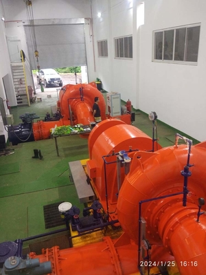ステンレス・スティール・ガイド・ヴァーン・フランシス 水力タービン 定量電源100〜10000kW